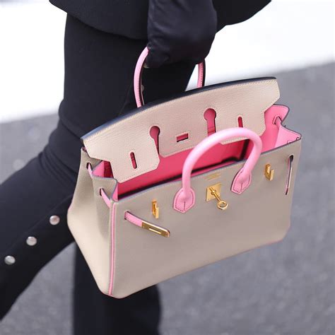 hermes birkin pink interior|hermes birkin bag 25.